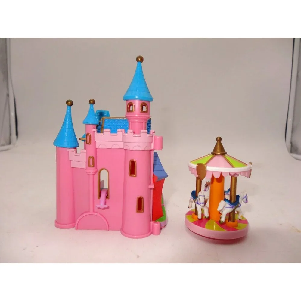 Disney Carousel Magic‎ Kingdom Polly Pocket Bluebird and Castle Splash Mountain